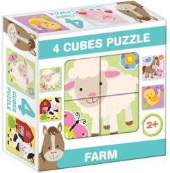 Dohány Mesekocka - Farm állatai mintával 4db-os (D599-09)