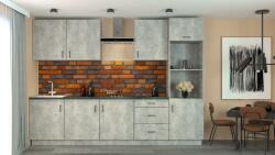 Mindigbútor Blanc konyhabútor beton színben - sprintbutor