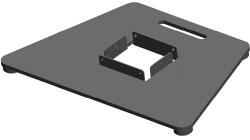 Elo Touch Solutions E797162 Signage kijelző tartókeret 55, 9 cm (22") Fekete, Ezüst (E797162)