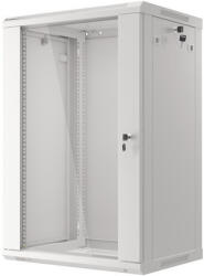 Lanberg WF01-6418-10S állvány 18U Falra szerelhető állvány Szürke (WF01-6418-10S) - compzone