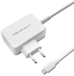 Qoltec 51039 áramátalakító és inverter Beltéri 65 W Fehér (51039)