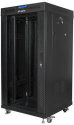 Lanberg FF01-6622-12BL állvány 22U Szabadonálló állvány Fekete (FF01-6622-12BL) - compzone