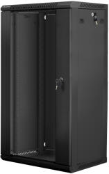 Lanberg WF01-6422-10B állvány 22U Falra szerelhető állvány Fekete (WF01-6422-10B)