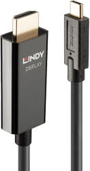 Lindy 43317 video átalakító kábel 10 M USB C-típus HDMI A-típus (Standard) Fekete (43317)