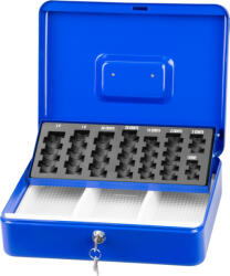 Strend Pro Pénzkazetta, Strend Pro CashBox, 30 × 24 × 9 cm, pénzre és érmékre, kompakt, praktikus, biztonságos tárolás (TC221320)