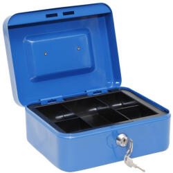 Strend Pro Pénzkazetta, Strend Pro CashBox, 20 × 16 × 9 cm, zárható, masszív kivitel, pénz rendszerezéséhez, megbízható védelem (TC221317)