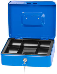 Strend Pro Pénzkazetta, Strend Pro CashBox, 25 × 20 × 7, 5 cm, zárható, kompakt, otthonra és kis üzletekbe, biztonságos tárolás (TC221895)