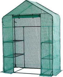 Strend Pro Mini fóliasátor vázzal, Strend Pro Garden, 143 × 73 × 195 cm, bejárható, 140 g/m2, UV-stabil, szilárd szerkezet (TC2173651)