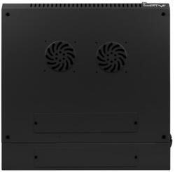 Lanberg WF02-6609-10B állvány 9U Falra szerelhető állvány Fekete (WF02-6609-10B) - compzone