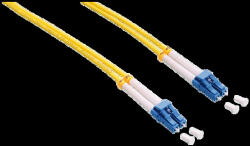 LogiLink Fiber duplex patch kábel, OS2, 9/125 , LC-LC, sárga, 40 m (FP0LC40)