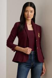 Lauren Ralph Lauren zakó bézs, sima, egysoros gombolású, 200797305 - burgundia XS