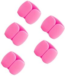  Univerzális 5db-os kábelrendező klipsz, pink