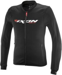 IXON Arma motoros kabát fekete-fehér-fluo piros