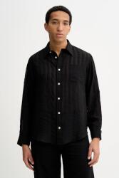 AllSaints ing galléros, fekete, regular, M025SD - fekete M