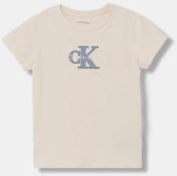 Calvin Klein gyerek póló - bézs 140 - answear - 17 990 Ft