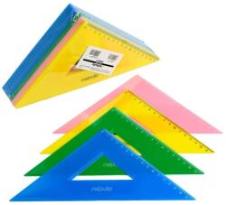 Nebulo Vonalzó, 15 cm-es, 45°-os, vegyes színek, Nebulo (V-1-45-15-4C)