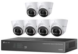 TP-Link KIT TP-LINK VIGI NK8MP-T6425-2T contine: 6x VIGI 4MP Full-Color Turret IPC si 1x 8 Channel PoE+ NVR (VIGI NK8MP-T6425-2T) - 1cctv