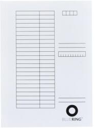 BLUERING Iratgyűjtő, pólyás dosszié A4, 230g. karton táblázatos Bluering® fehér - nyomtassingyen