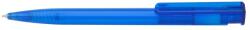 ICO Golyóstoll nyomógombos 0, 8mm, műanyag transparens kék test, Ico Star, írásszín kék (9010084027) - nyomtassingyen