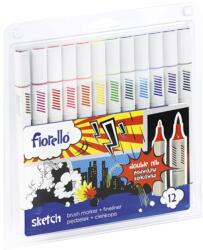 Fiorello Filctoll FIORELLO GR-F726-12 színes kétvégű 12 darabos (160-2232)