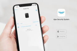 Ajax Tag érintésmentes beléptető kulcstartó tag - 13, 56 MHz Mifare DESFire - ISO 14443-A - 100 db - fekete (TAG-BLACK-100)