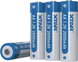 XTAR AA 1.2V 2600mAh-4pcs AA 1.2V 2600mAh Ni-MH Battery with plasctic box (Xtar AA-1.2V-2600mAh)