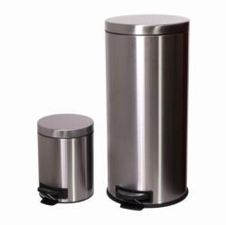 TOO 30 és 5 literes rozsdamentes acél pedálos szemetes szett (TC-5/30-110SS) - nyomtassingyen