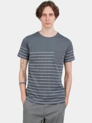 Fundango Jaggy Pocket T-shirt férfi rövid ujjú póló S fehér|szürke