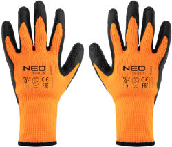 NEO TOOLS Szigetelt munkakesztyű, latex bevonatú poliészter, 2242X, 8-as méret 97-612-8 (97-612-8)