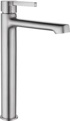 Laveo Alita, magas mosdócsaptelep h-299, szálcsiszolt acél, LAV-BVA_32ND (LAV-BVA_32ND)