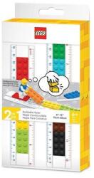 Lego Vonalzókészlet, 2 darabos, mini figurával, LEGO (52558)