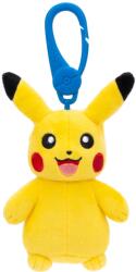 Jazwares Pokémon kulcstartós plüssfigura, Pikachu, 8 cm (PKW3923)