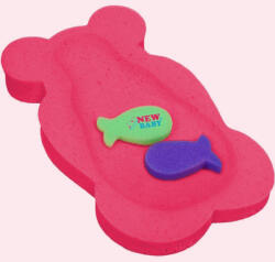New Baby kádbetét szivacs Maxi piros medve - vital24