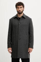 Benetton baba gyapjúkeverék pulóver - szürke 56