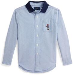 Ralph Lauren gyerek ing pamutból - kék 124-134 - answear - 40 990 Ft