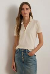 Lauren Ralph Lauren poló - bézs S - answear - 36 990 Ft