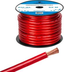 Cabletech Autóhifi tápkábel, réz-alumínium, piros, 4GA 10mm, /méter (KAB0712A)