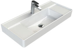 CeraStyle SHARP - KESKENY - porcelán mosdókagyló - 85 x 38 cm (WB012N42U00) - gardenet