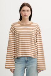 Tommy Hilfiger pamut hosszúujjú sötétkék, WW0WW45519 - bézs M