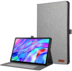  FABRIC Husă tip carte pentru Lenovo Idea Tab Plus / Tab K12 gri