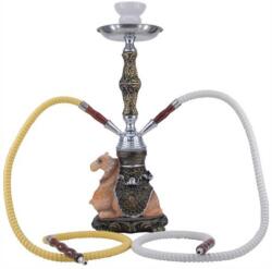 Atomic 40 cm magas tevét ábrázoló dekoratív shisha - 2 csöves (AT-0230404)