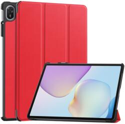  LEATHER Husă flip pentru Huawei MatePad 11.5 2025 roșu