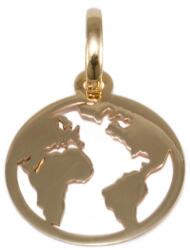 Ékszershop Földgömb arany medál (1328449)