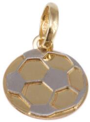 Ékszershop Bicolor fényes és matt arany focilabda medál (1328453)