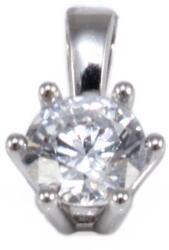 Ékszershop Köves pici fehérarany futó medál (1328758)