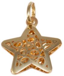 Ékszershop Áttört mintás csillag arany medál (1329337)