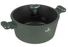 Berlinger Haus Matte Green Collection magas lábas titán bevonattal, fedővel, 28 cm (BH-8202) - edenyshop