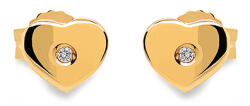Heratis Forever Szív fülbevaló gyémánttal, 9K ALBR002NHR