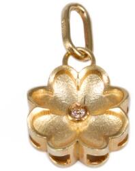 Ékszershop Köves virág arany medál (1328452)