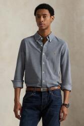 Ralph Lauren pamut ing legombolt galléros, sötétkék, regular, 710979488 - sötétkék S